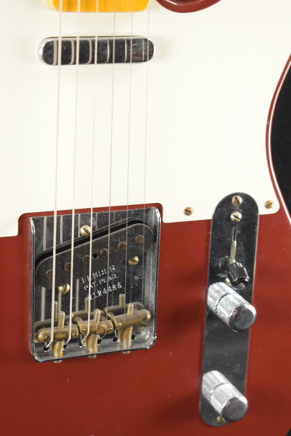 Fender Custom Shop Ltd Ed Reverse '50s Telecaster Relic - Aged Cimarron Red