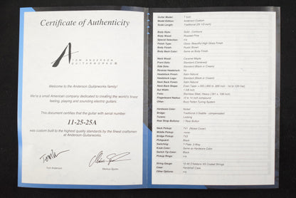 Tom Anderson Top T Icon Rustic Brown