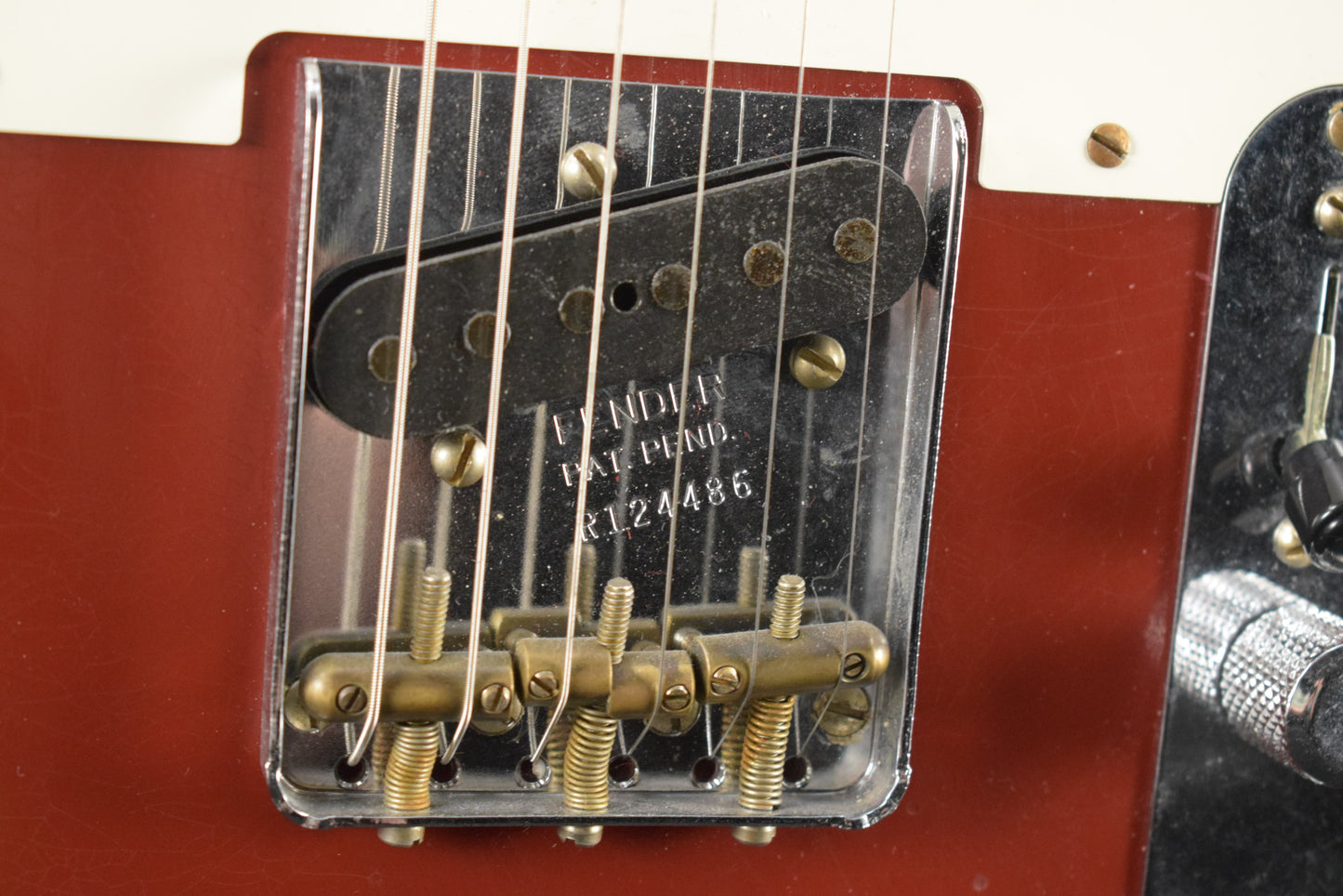 Fender Custom Shop Ltd Ed Reverse '50s Telecaster Relic - Aged Cimarron Red