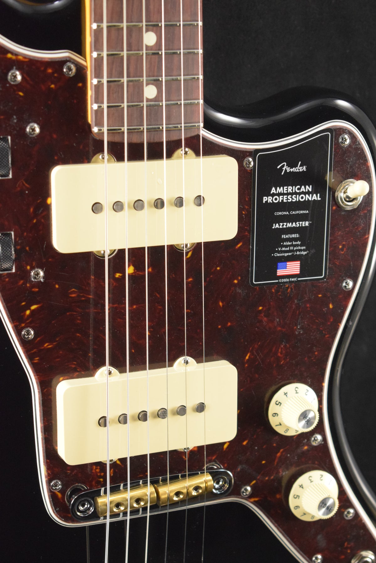 Fender American Professional Jazzmaster Black Rosewood Fingerboard