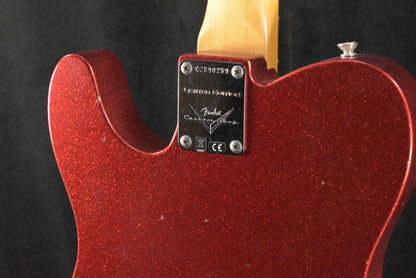Fender Limited Edition 1963 Telecaster Journeyman Relic - Red Sparkle w/Matching Headstock