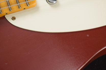 Fender Custom Shop Ltd Ed Reverse '50s Telecaster Relic - Aged Cimarron Red