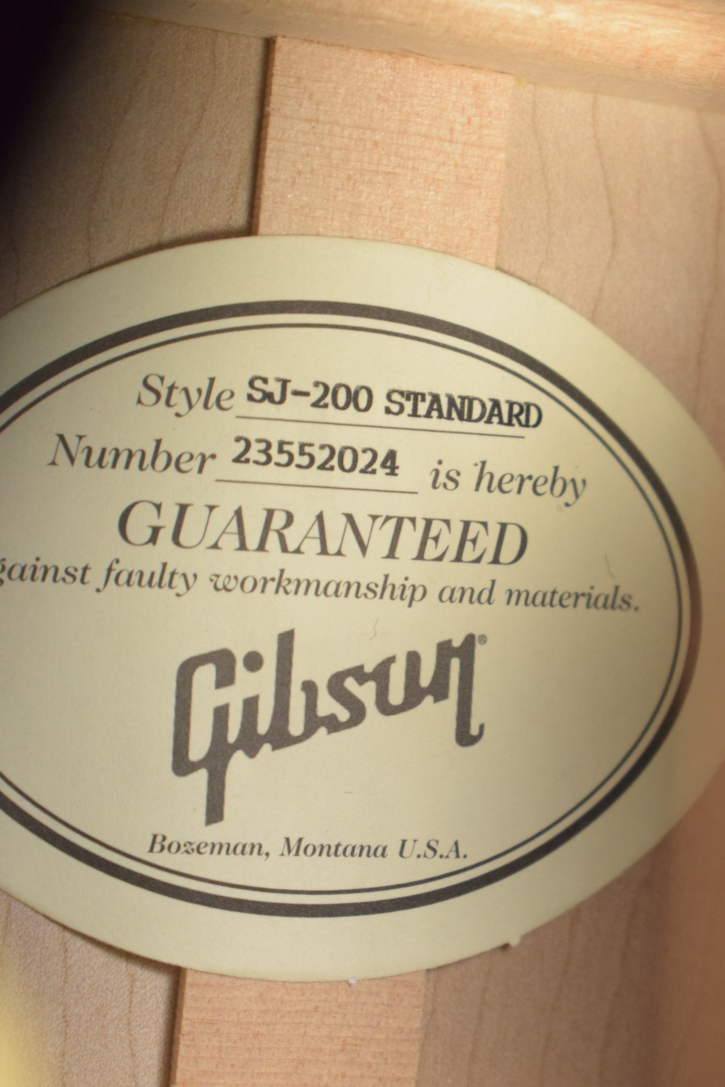 Gibson SJ-200 Standard Wine Red