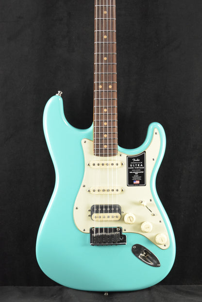Fender American Ultra Luxe Vintage '60s Stratocaster HSS Sea Foam Green Rosewood Fingerboard