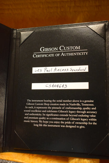 Gibson Custom Shop Les Paul Axcess Standard Figured Floyd Rose Gloss DC Rust