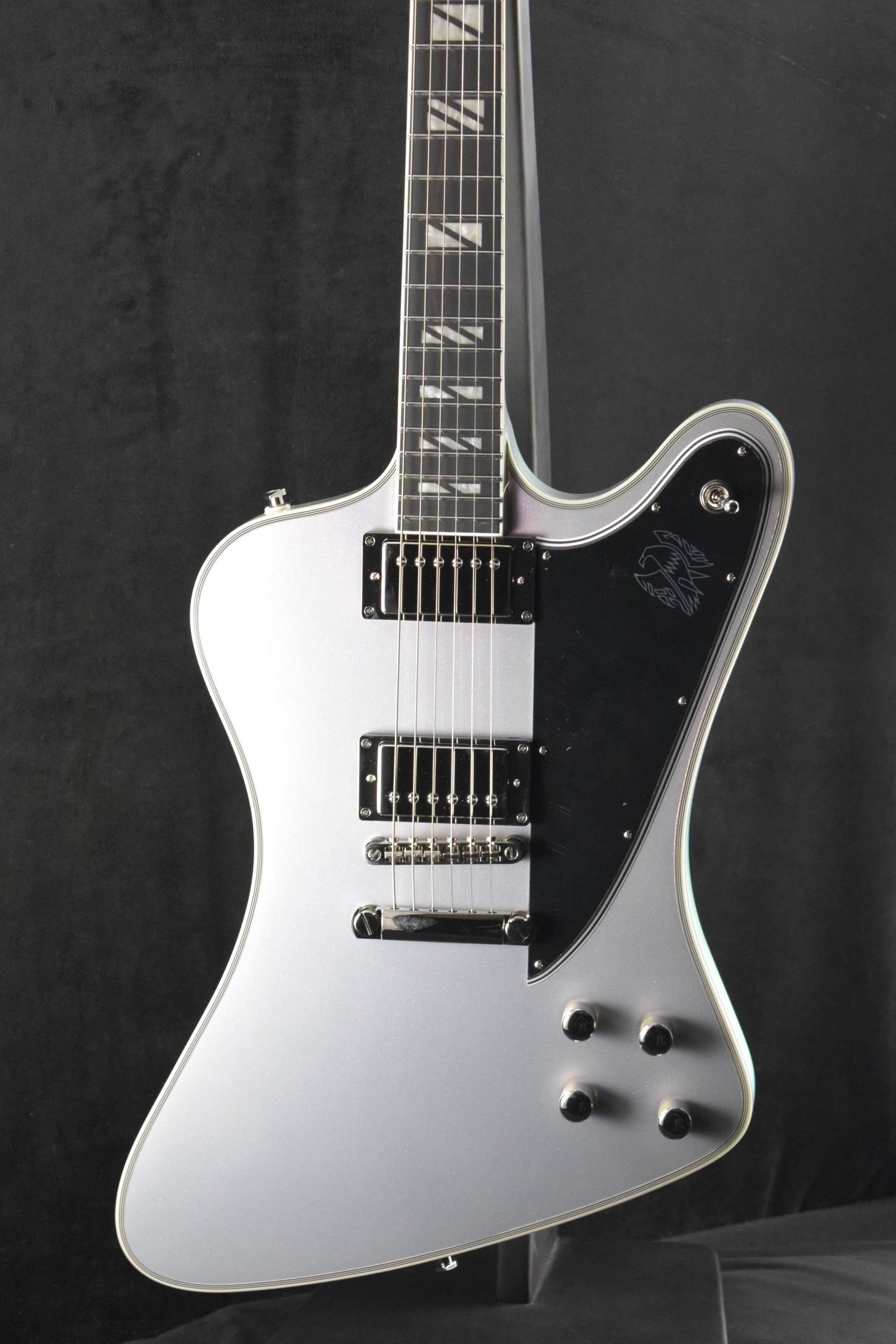 Epiphone Futura Firebird Custom Quicksilver Shift