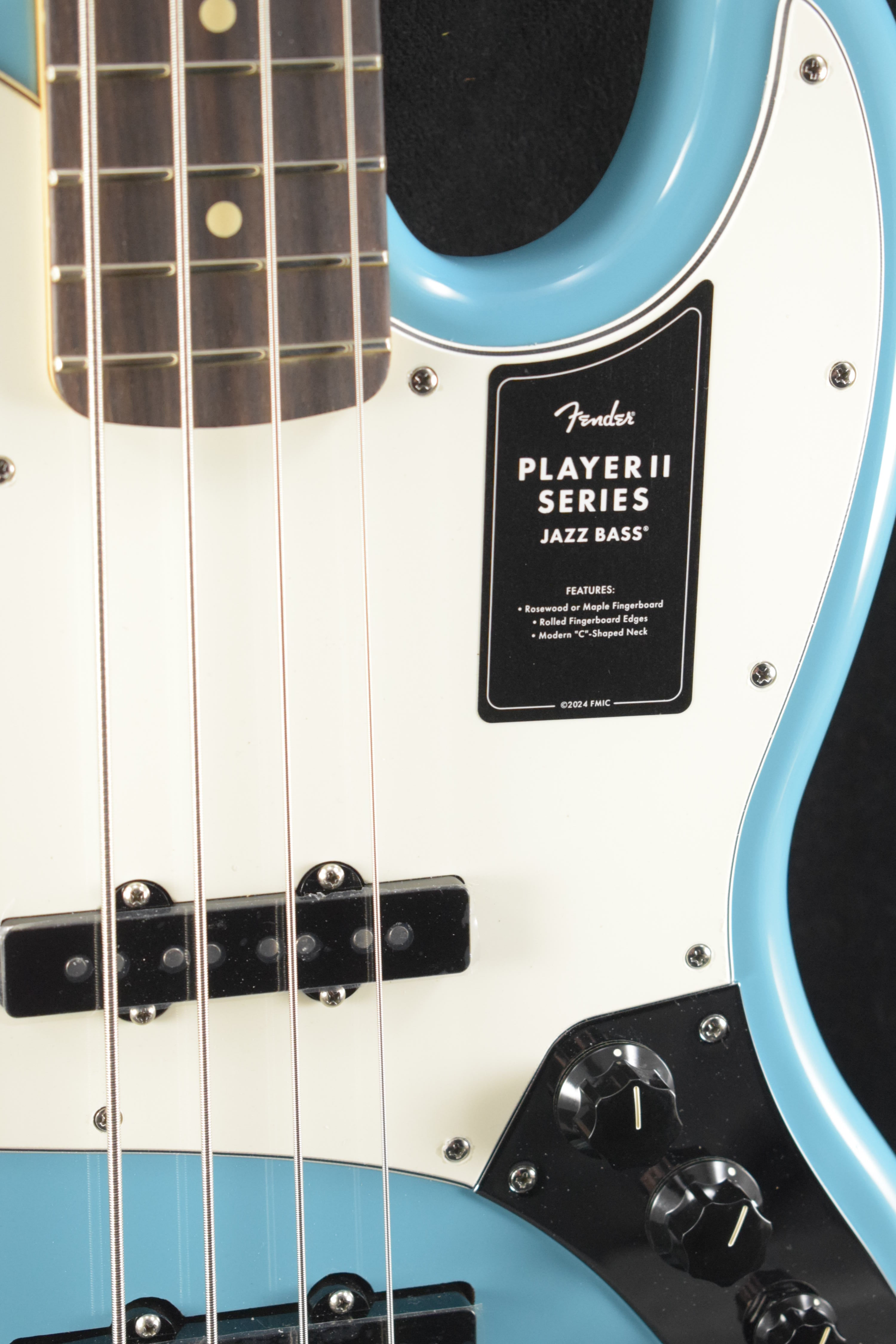 Fender Player II Jazz Bass Aquatone Blue Rosewood Fingerboard
