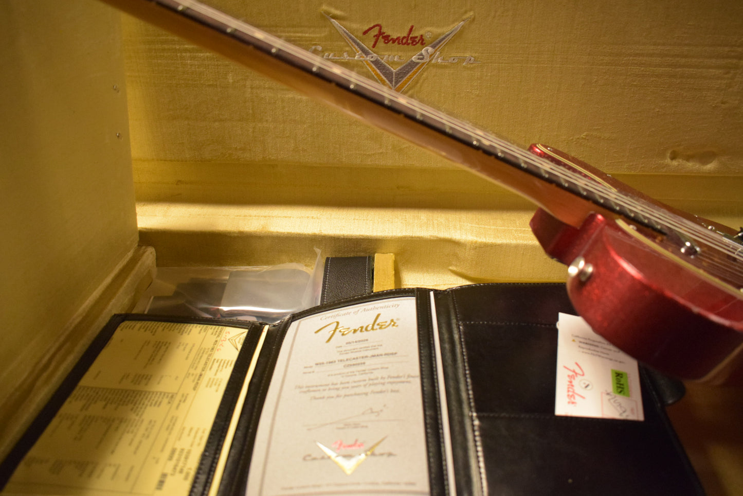 Fender Limited Edition 1963 Telecaster Journeyman Relic - Red Sparkle w/Matching Headstock