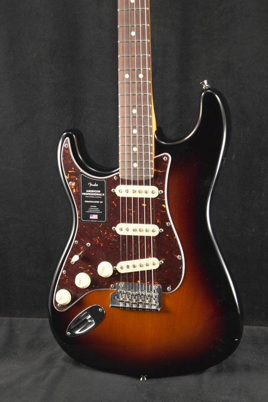 Fender American Professional II Stratocaster Left-Hand Rosewood Fingerboard 3-Color Sunburst