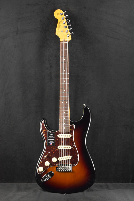 Fender American Professional II Stratocaster Left-Hand Rosewood Fingerboard 3-Color Sunburst