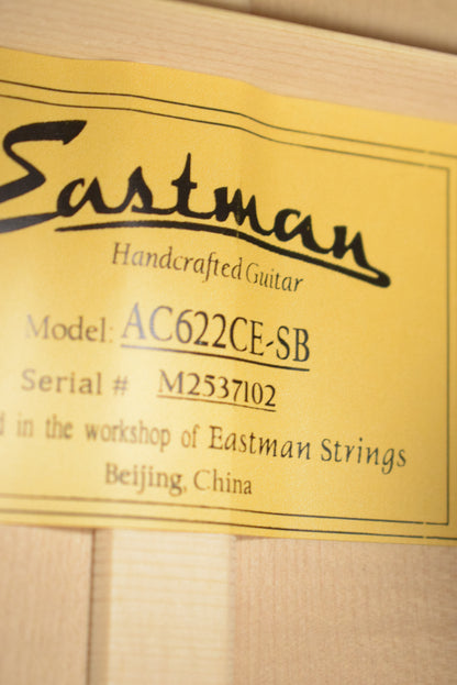 Eastman AC622CE-SB Acoustic Electric Grand Auditorium Sunburst Truetone Gloss