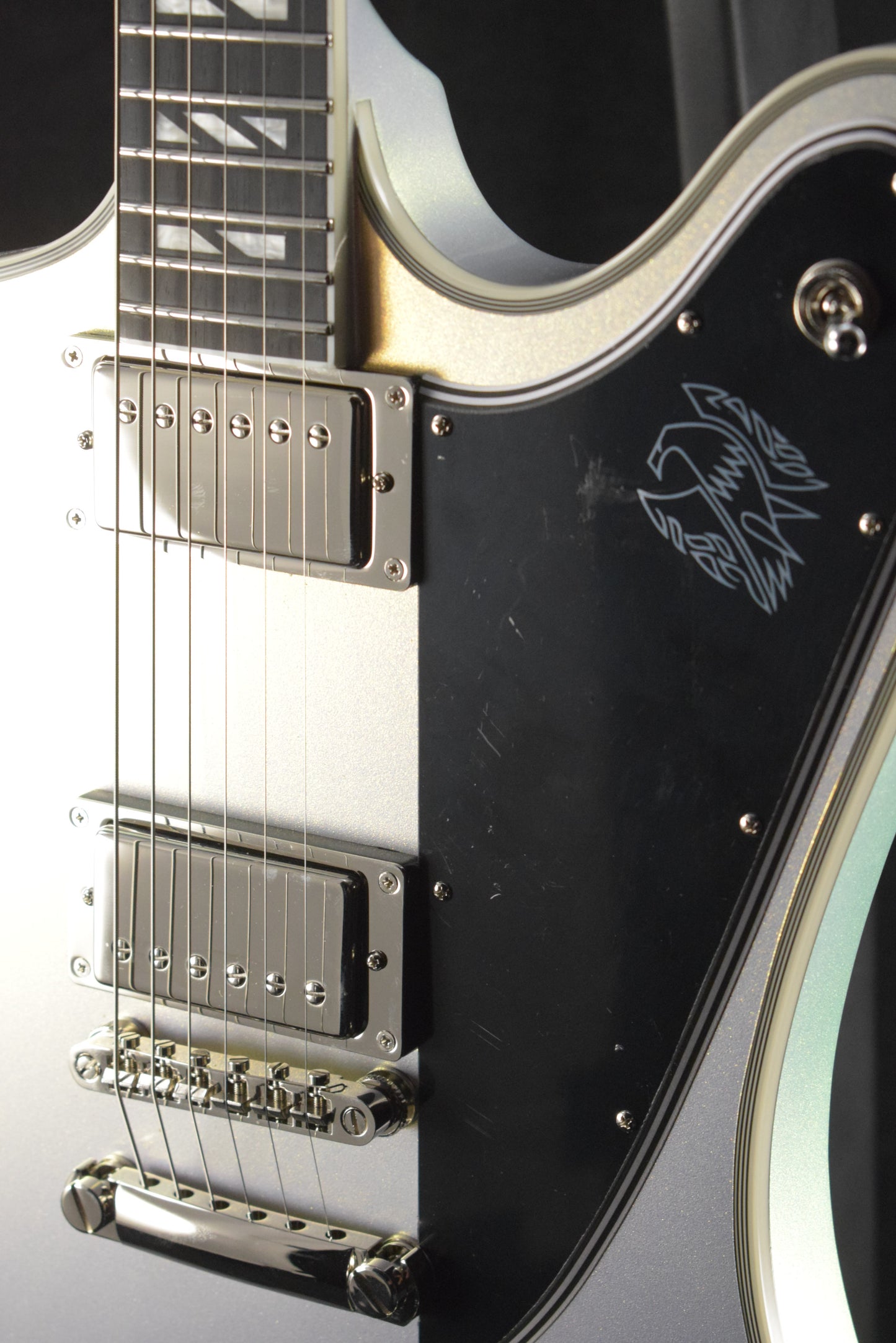 Epiphone Futura Firebird Custom Quicksilver Shift