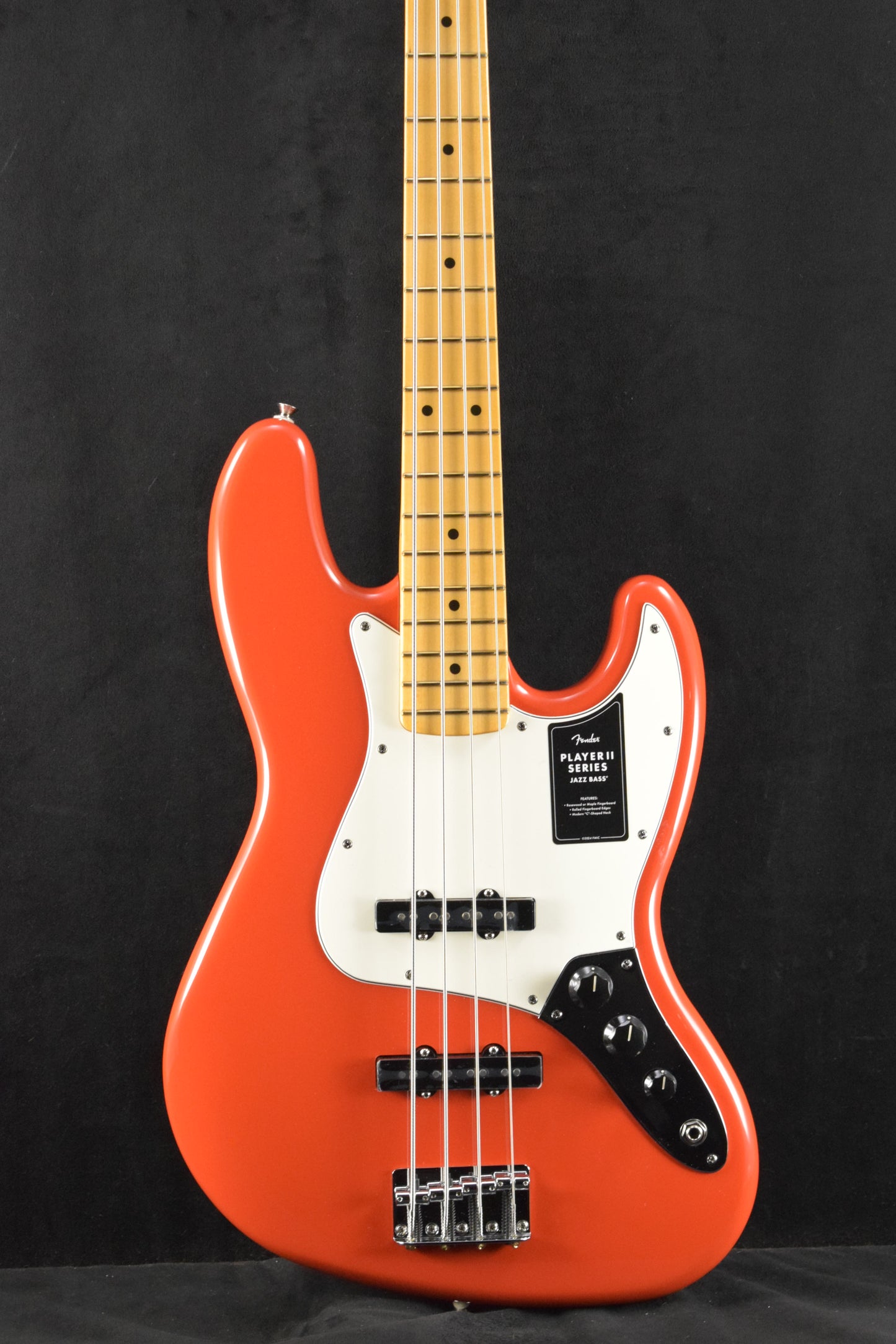 Fender Player II Jazz Bass Coral Red Maple Fingerboard
