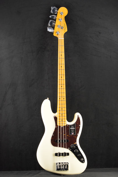 Fender American Professional Jazz Bass Olympic White Maple Fingerboard