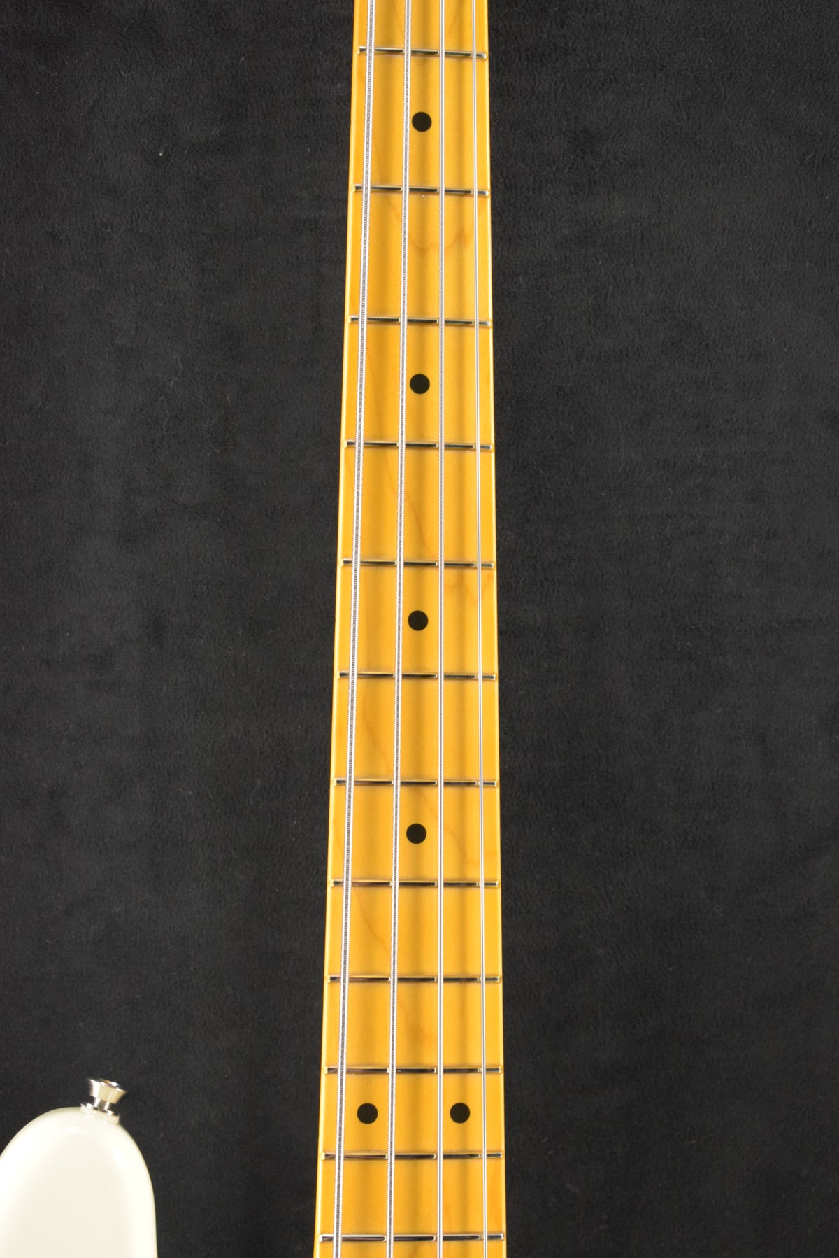 Fender American Professional Jazz Bass Olympic White Maple Fingerboard