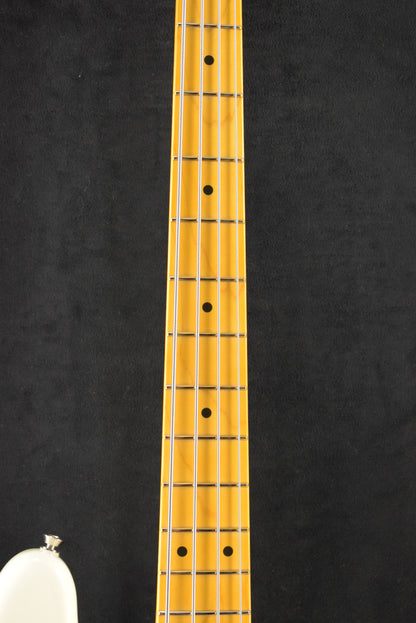 Fender American Professional Jazz Bass Olympic White Maple Fingerboard