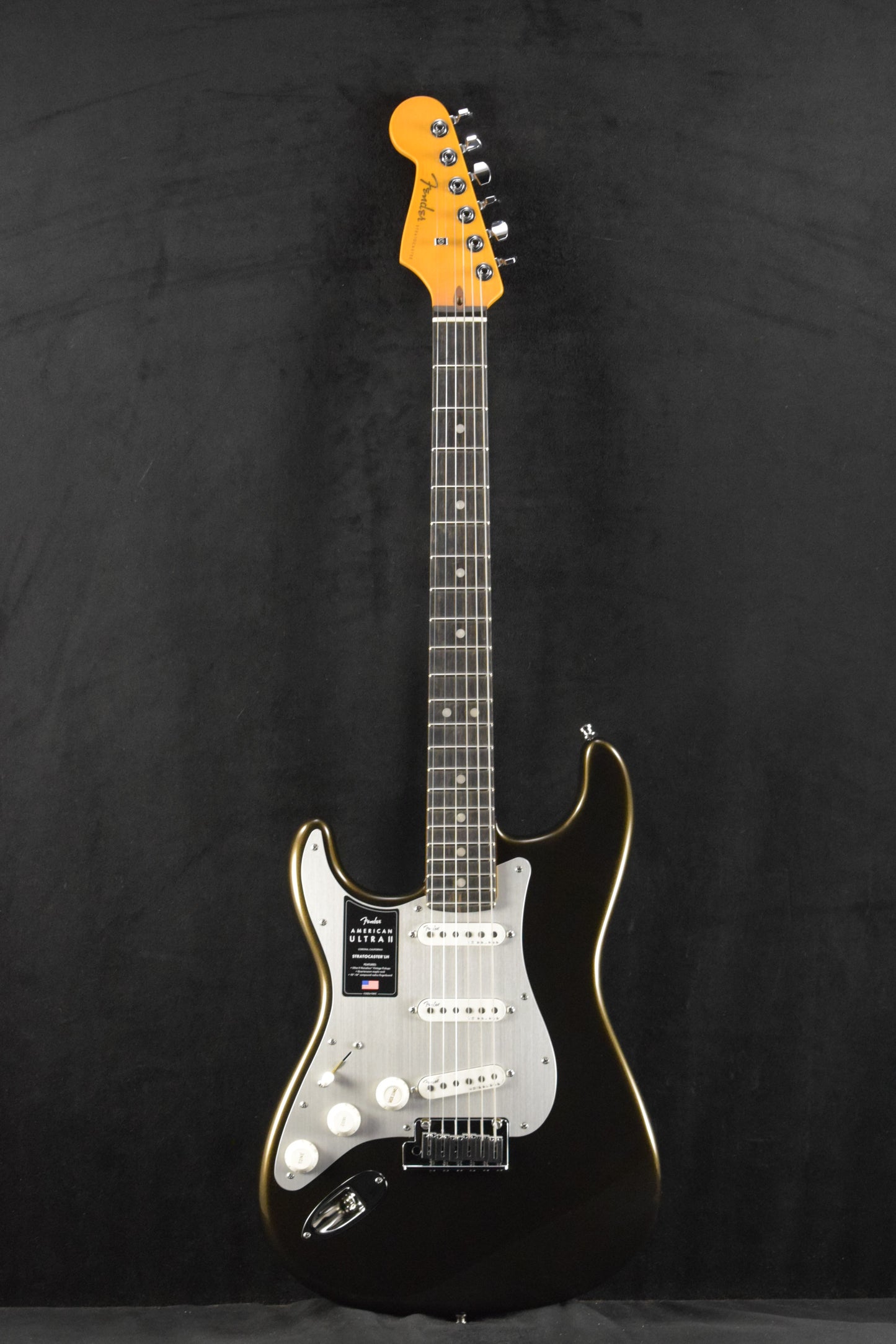 Fender American Ultra II Stratocaster Left-Hand Texas Tea Ebony Fingerboard