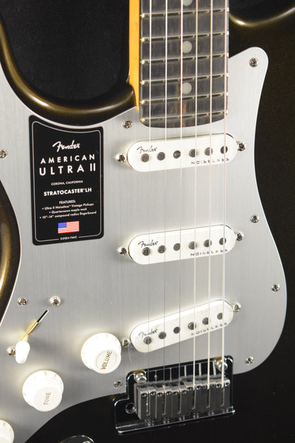 Fender American Ultra II Stratocaster Left-Hand Texas Tea Ebony Fingerboard