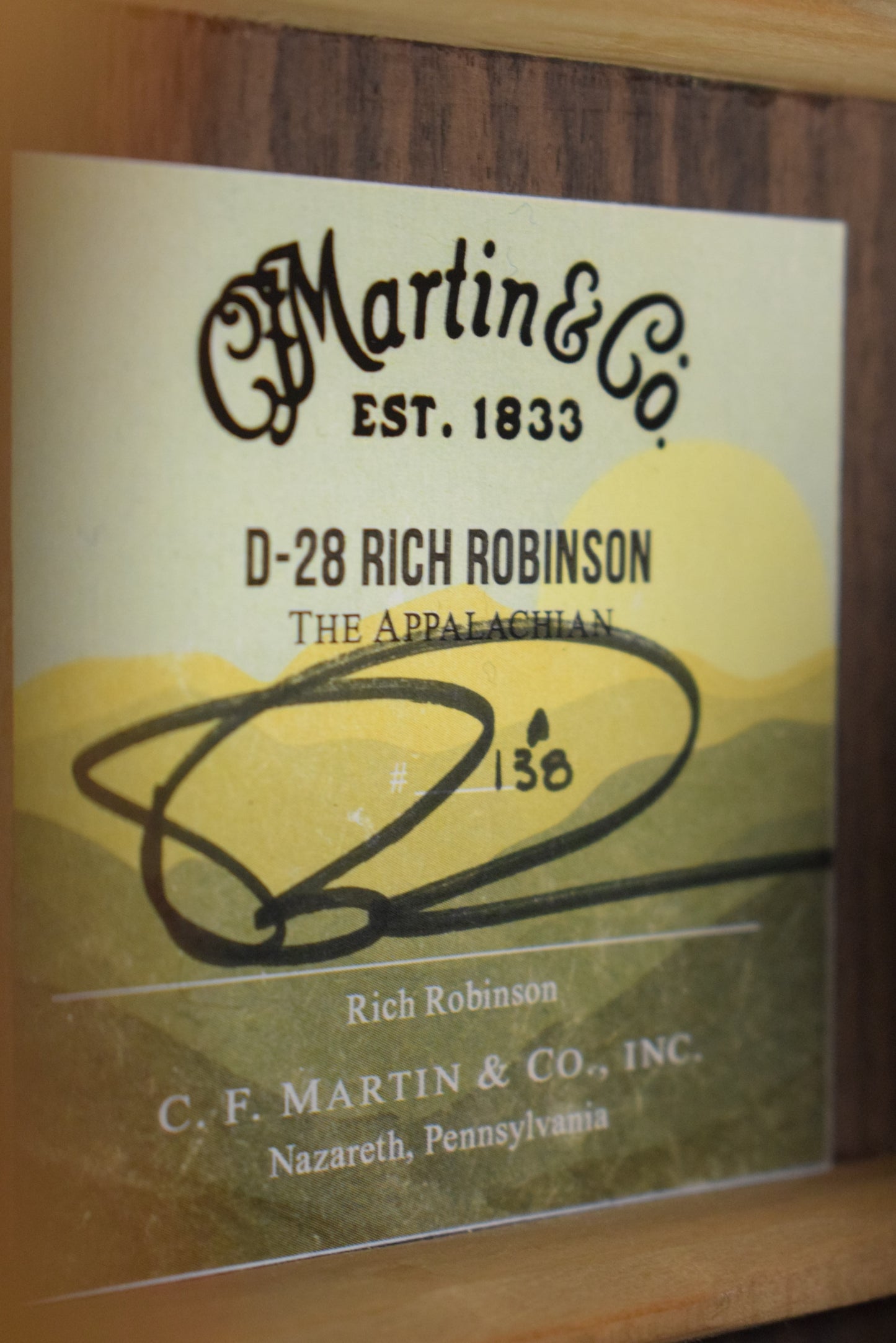 Martin D-28 Rich Robinson Aged Natural