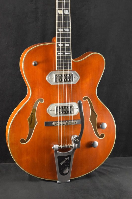 Eastman T58/V-AMB Bigsby Archtop Antique Amber Varnish Finish