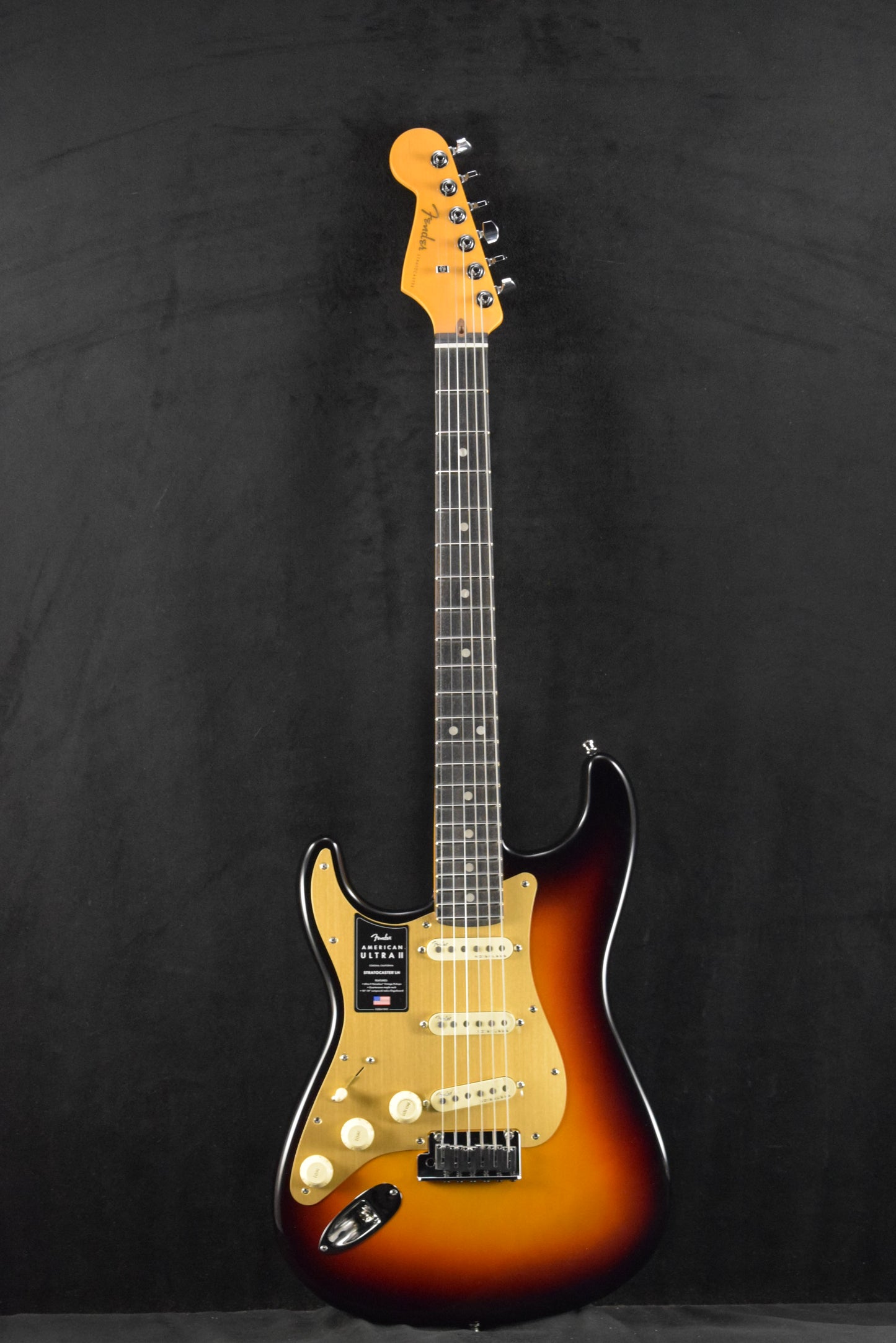 Fender American Ultra II Stratocaster Left-Hand Ultraburst Ebony Fingerboard