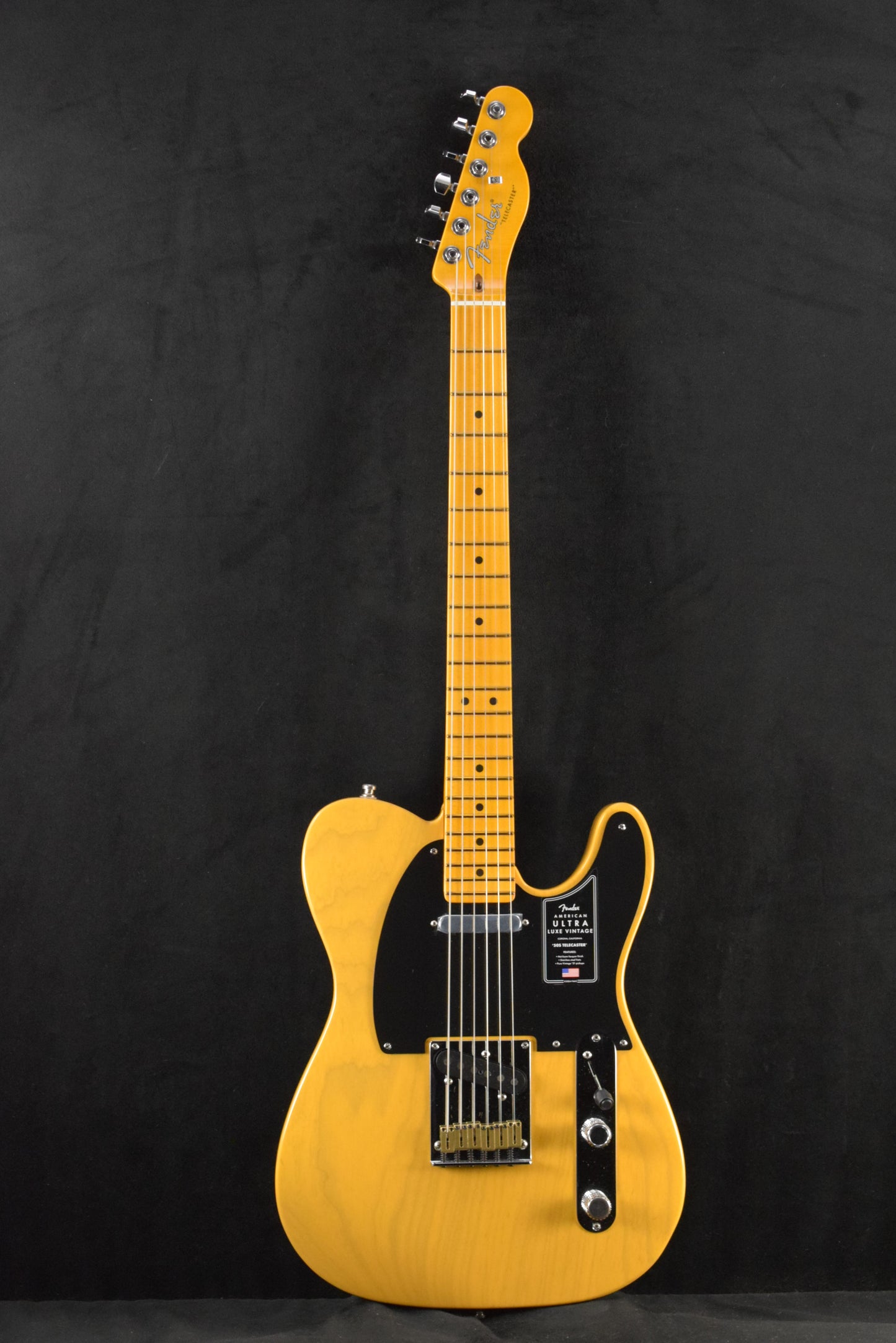 Fender American Ultra Luxe Vintage '50s Telecaster Butterscotch Blonde Maple Fingerboard
