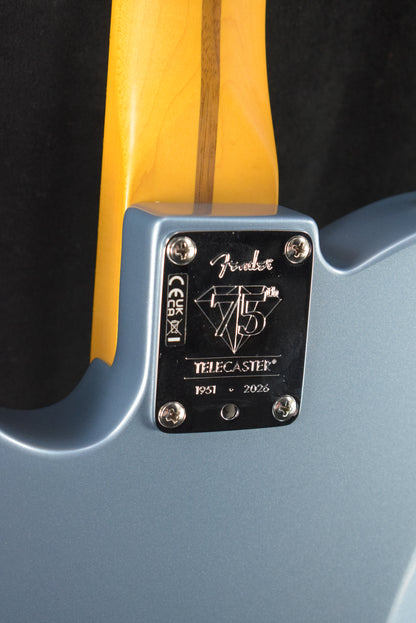 Fender 75th Anniversary American Professional Classic Cabronita Telecaster Ice Blue Metallic Maple Fingerboard