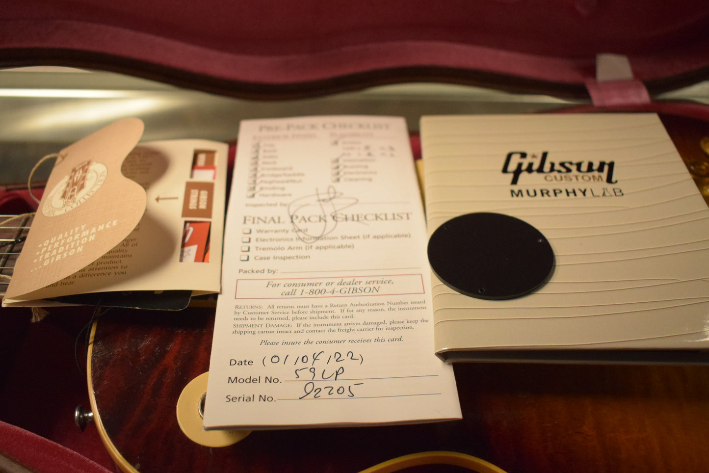 Gibson Murphy Lab 1959 Les Paul Standard Factory Burst Heavy Aged Fuller's Exclusive