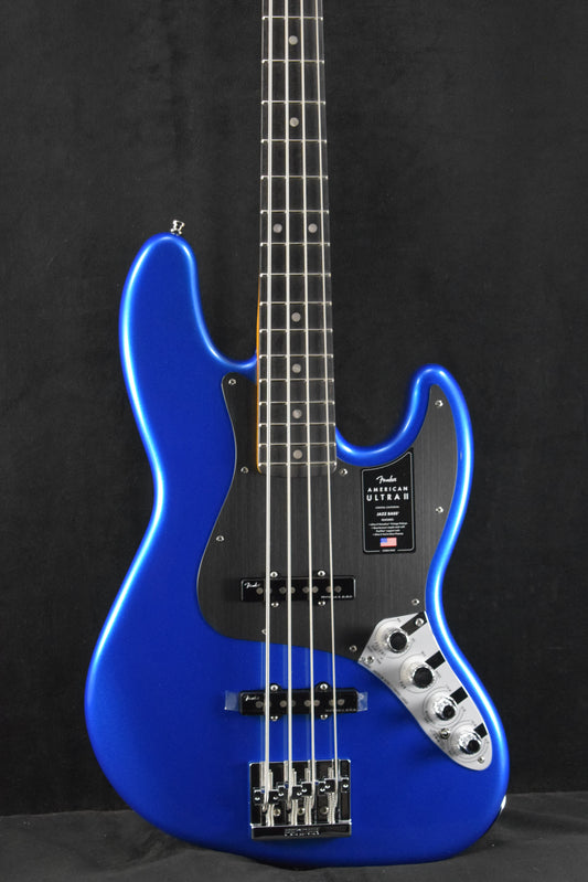 Fender American Ultra II Jazz Bass Noble Blue Ebony Fingerboard