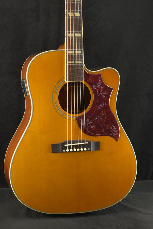 Epiphone Hummingbird Standard EC Electric Cutaway Natural w/ Premium Gig Bag