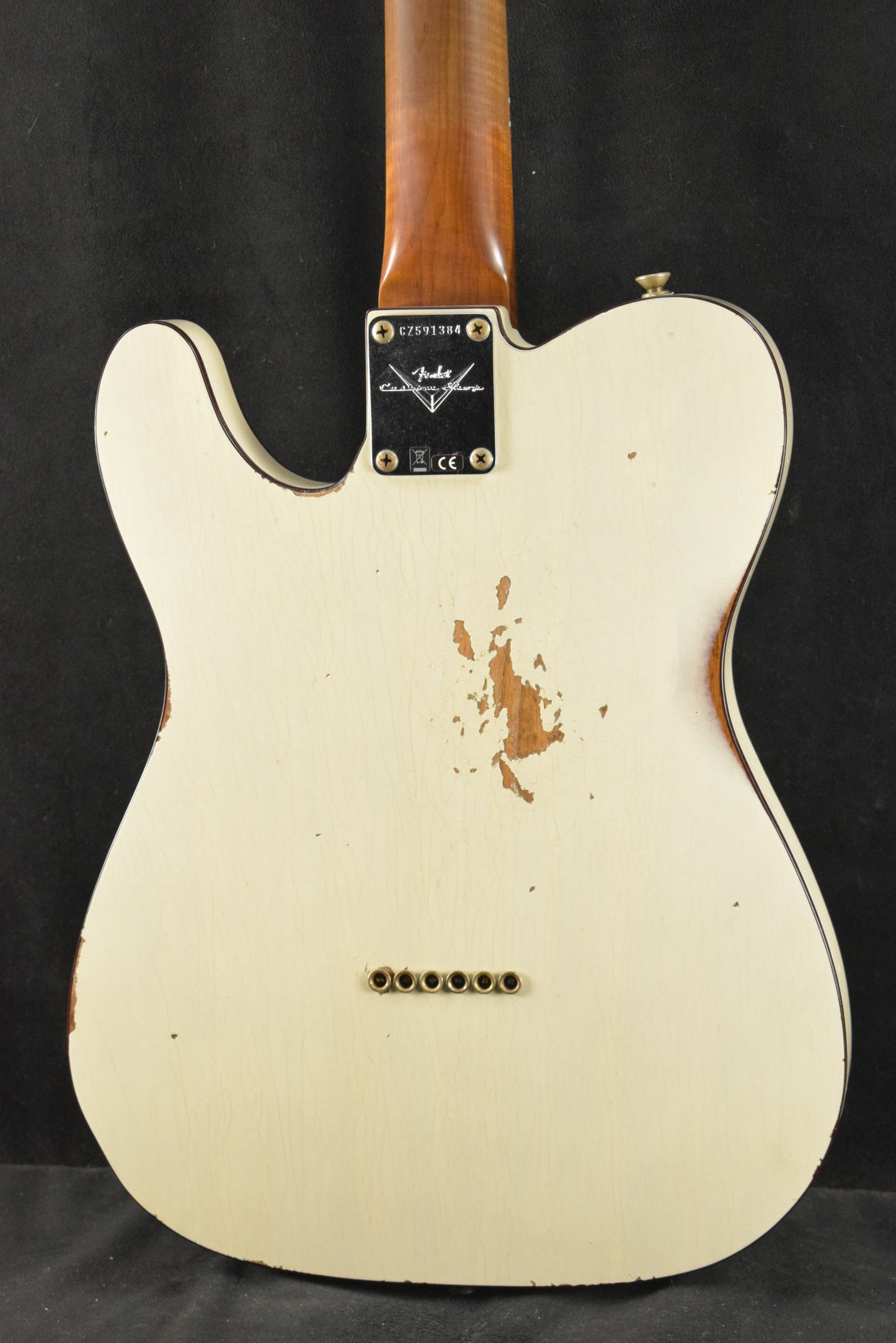 Fender Custom Shop Ltd Ed '72 Telecaster Custom Thinline Relic - Vintage Blonde