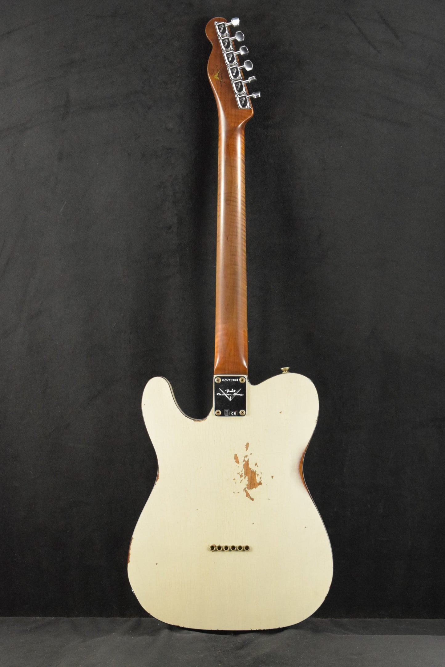 Fender Custom Shop Ltd Ed '72 Telecaster Custom Thinline Relic - Vintage Blonde