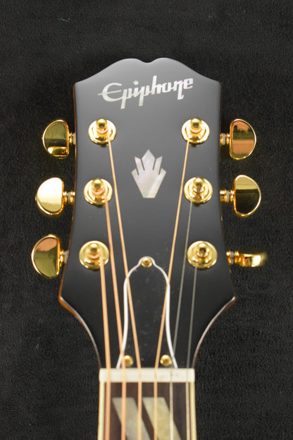 Epiphone Hummingbird Standard EC Electric Cutaway Natural w/ Premium Gig Bag