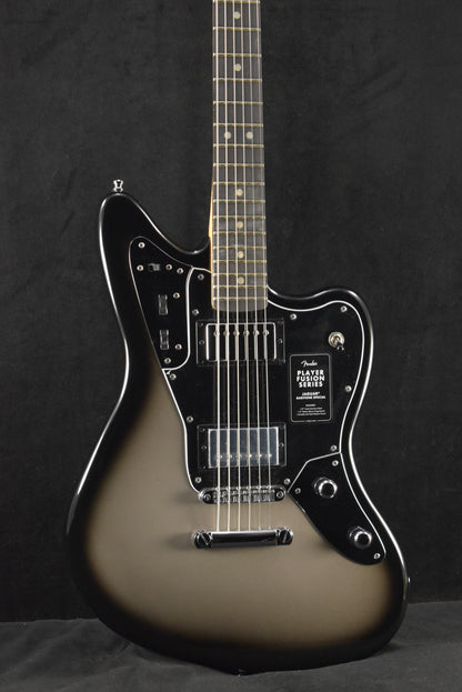 Fender Limited Edition Player Fusion Jaguar Baritone Silverburst Ebony Fingerboard