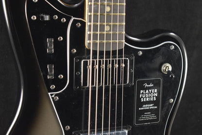 Fender Limited Edition Player Fusion Jaguar Baritone Silverburst Ebony Fingerboard