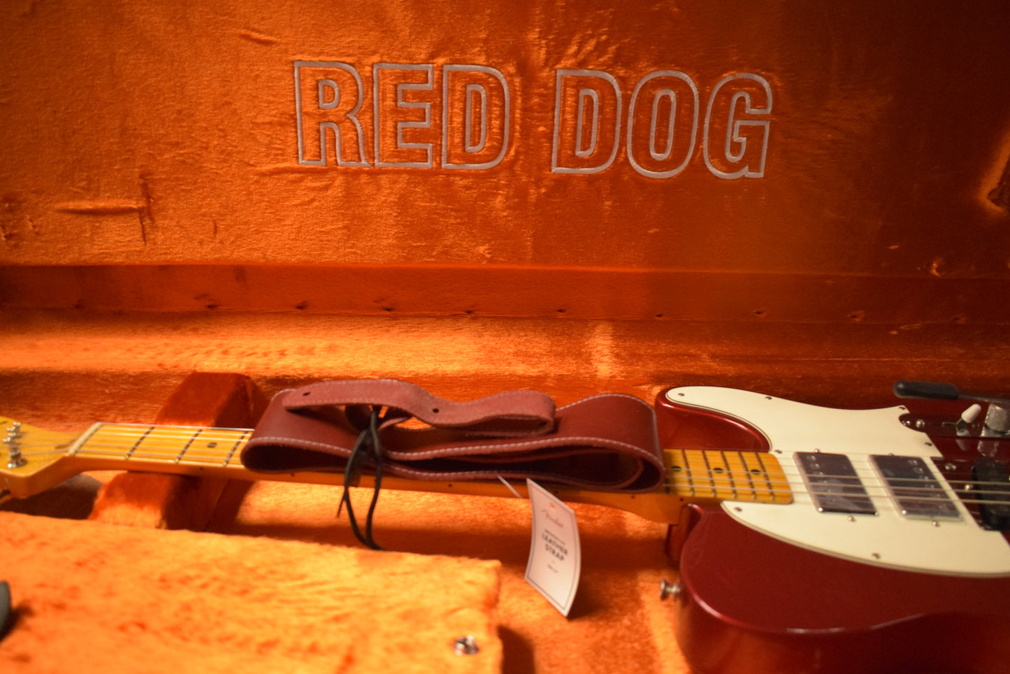Fender Stories Collection Mike Campbell Red Dog Telecaster Red Dog Red Maple Fingerboard