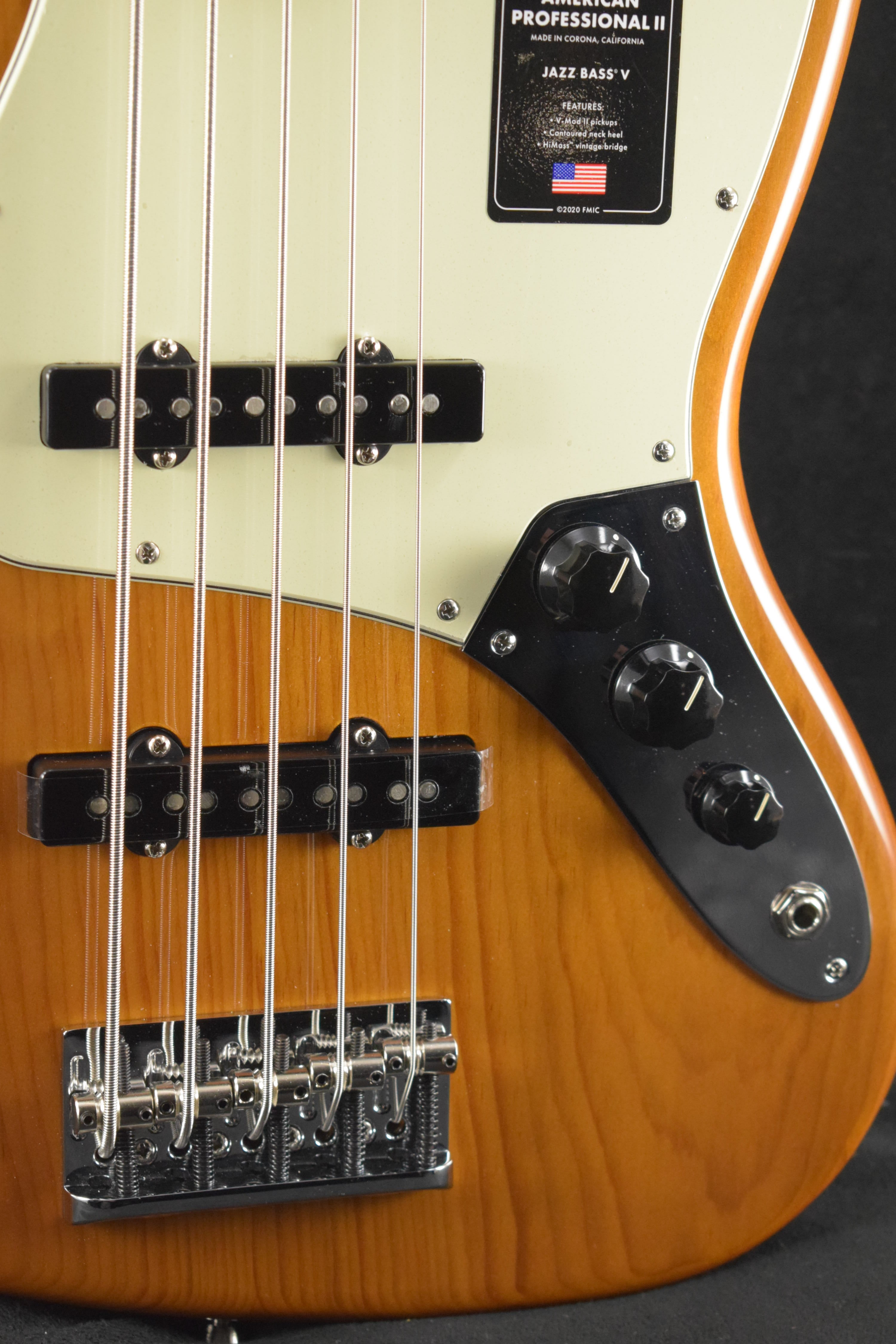 Fender American Professional II Jazz Bass V Roasted Pine Maple