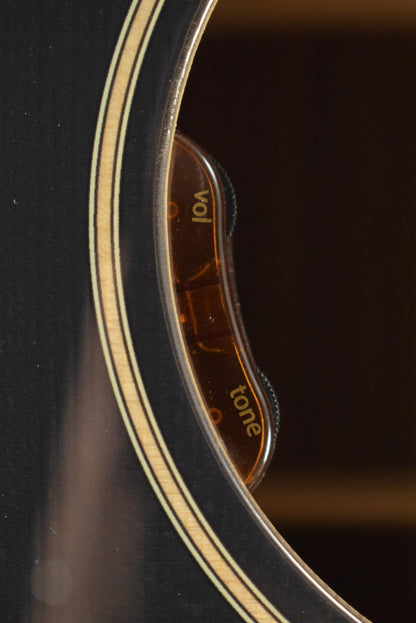 Martin J-16E Jumbo Acoustic-Electric Black Smoke