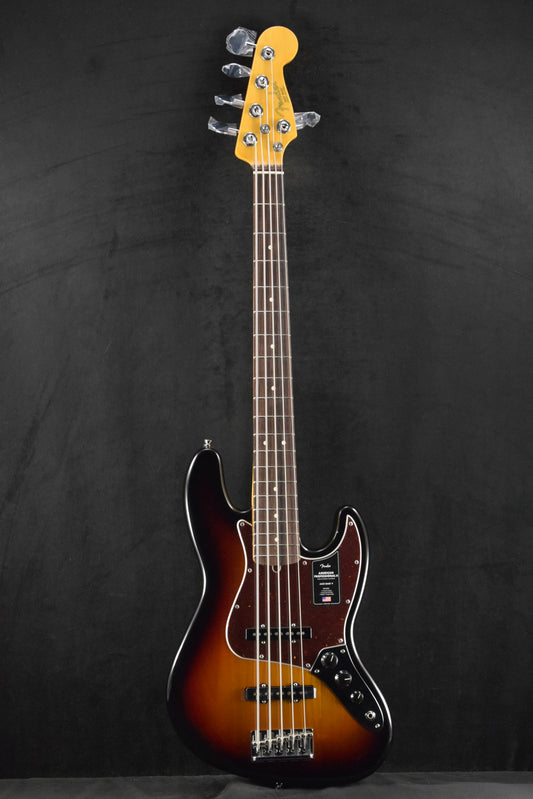 Fender American Professional II Jazz Bass V 3-Color Sunburst Rosewood Fingerboard