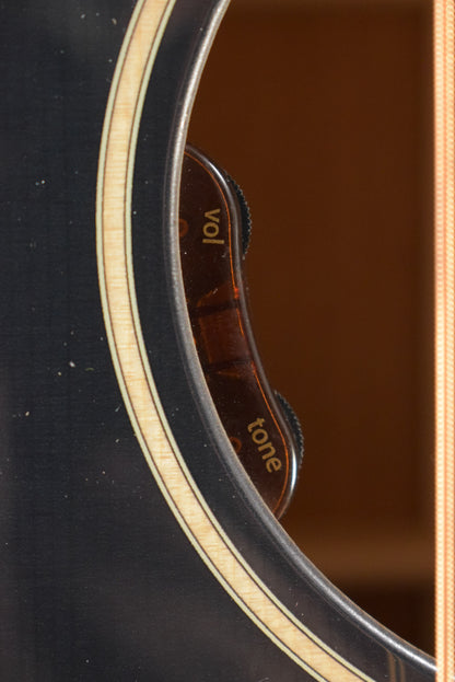 Martin 00L-16E Sloped Shoulder 00 Concert Acoustic-Electric Black Smoke