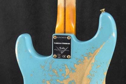 Fender Limited Edition '58 Stratocaster Heavy Relic - Super Faded Aged Taos Turquoise