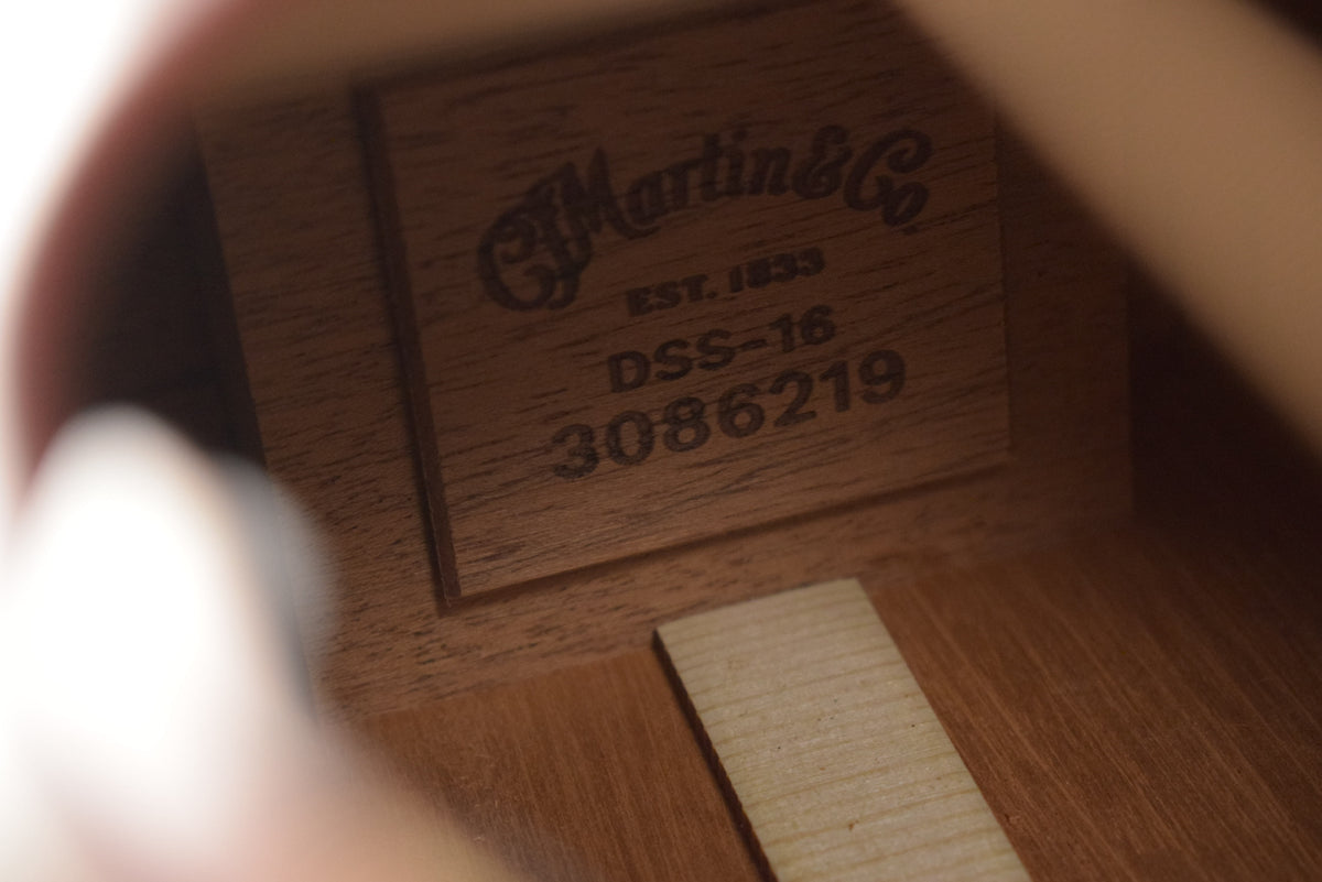 Martin DSS-16E Dreadnought Sloped Shoulder Acoustic-Electric Cherry Cola