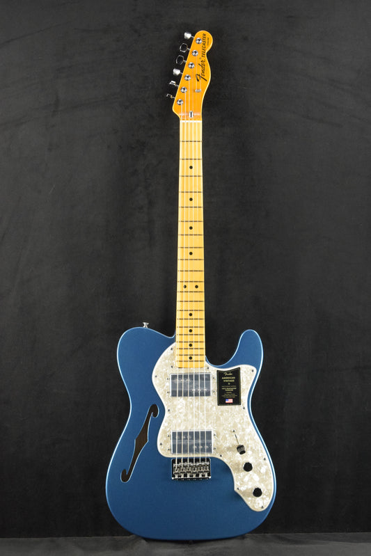 Fender American Vintage II 1972 Telecaster Thinline Lake Placid Blue Maple Fingerboard