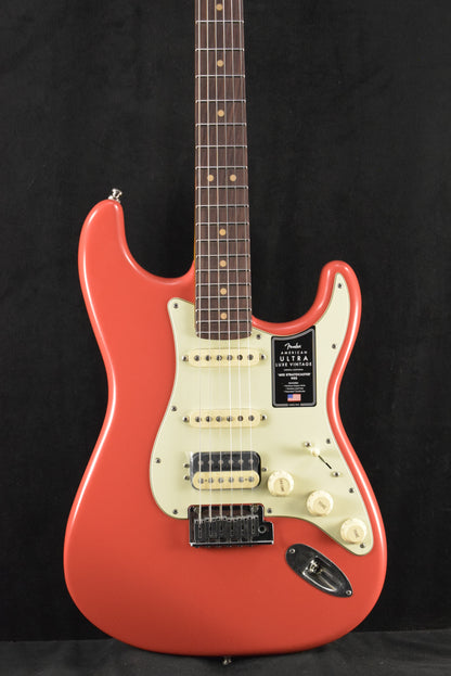 Fender American Ultra Luxe Vintage '60s Stratocaster HSS Fiesta Red Rosewood Fingerboard
