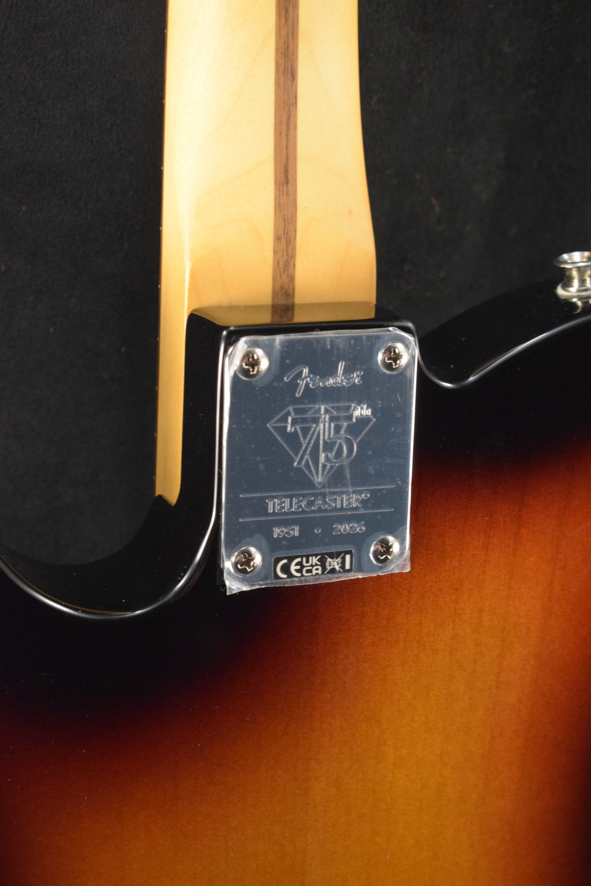 Fender 75th Anniversary Player II Baritone Telecaster 3-Color Sunburst Rosewood Fingerboard