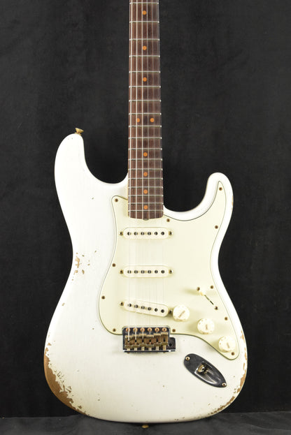 Fender Limited Edition 1964 L-Series Stratocaster Heavy Relic 3A Aged Olympic White