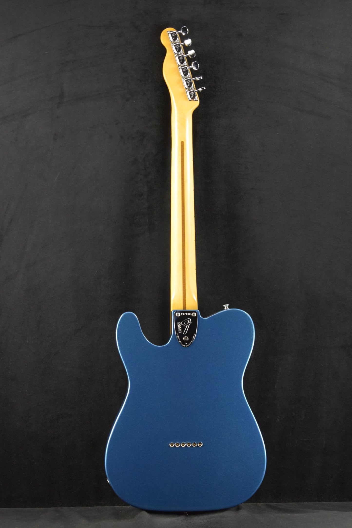 Fender American Vintage II 1972 Telecaster Thinline Lake Placid Blue Maple Fingerboard