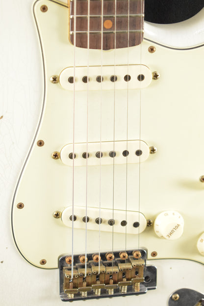 Fender Limited Edition 1964 L-Series Stratocaster Heavy Relic 3A Aged Olympic White