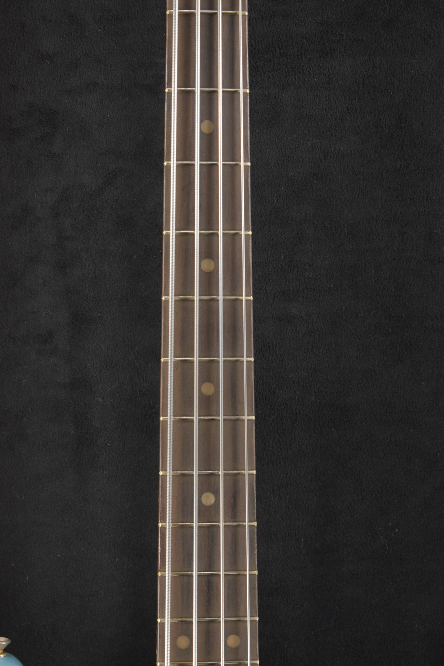 Fender JMJ Road Worn Mustang Bass Faded Daphne Blue Rosewood Fingerboard