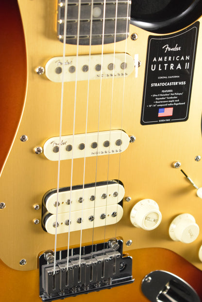 Fender American Ultra II Stratocaster HSS Ultraburst Ebony Fingerboard